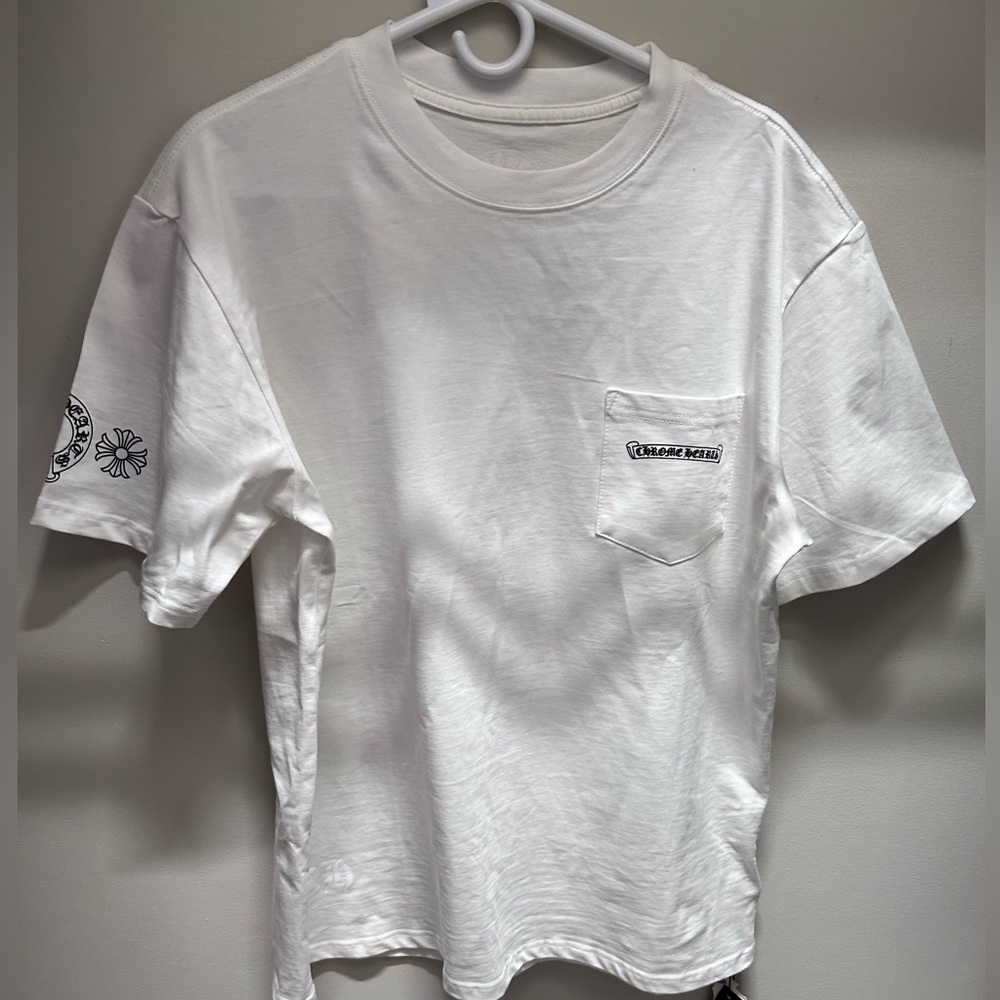 Chrome heart multicolor tee